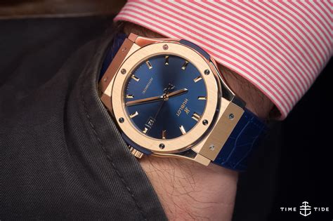 hublot blue king gold replica|real hublot watches.